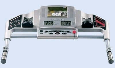 Omega 3 Entertainment Treadmill console
